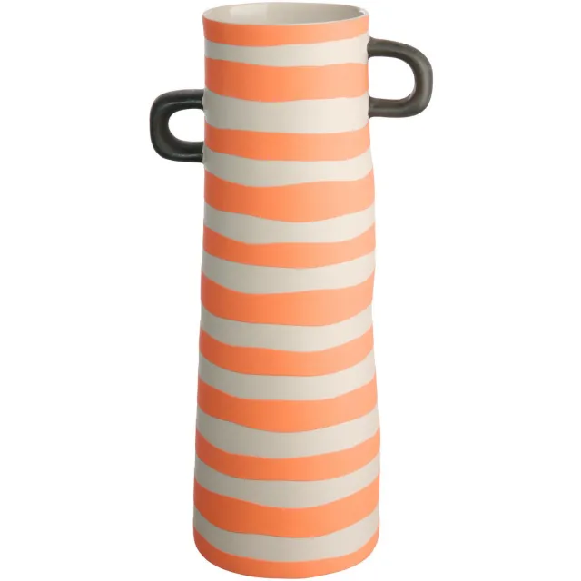 ASA Selection rayu vaas, oranje gestreept Ø 10 cm, 84834130