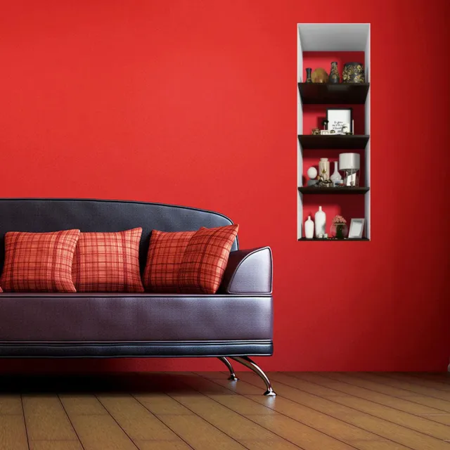 Ambiance Sticker Sticker met 3D-effect, 4 designplanken, 40 x 120 cm Multi color