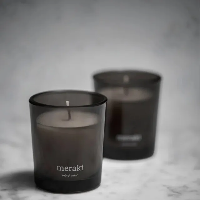 Meraki Geurkaarsen Velvet Mind – set van 2 – 60 g per kaars [gid://shopify/Metaobject/313064948047]