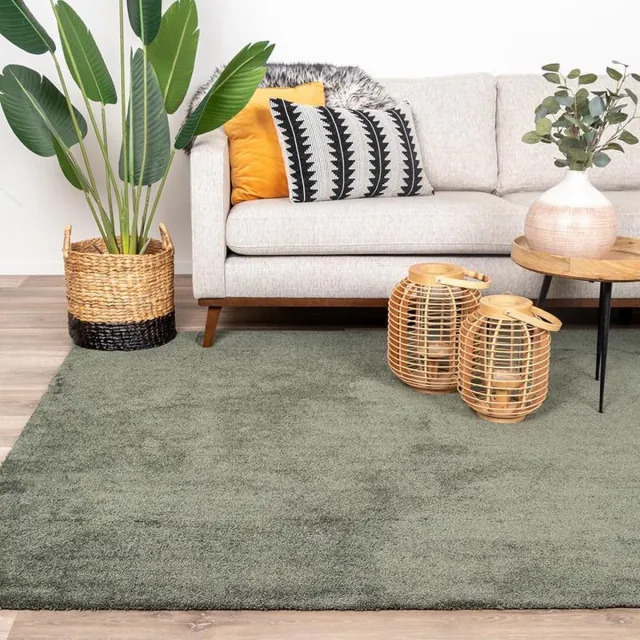 NATURL. Wasbaar vloerkleed - Clean Groen | Voor ieder interieur - 120x170cm