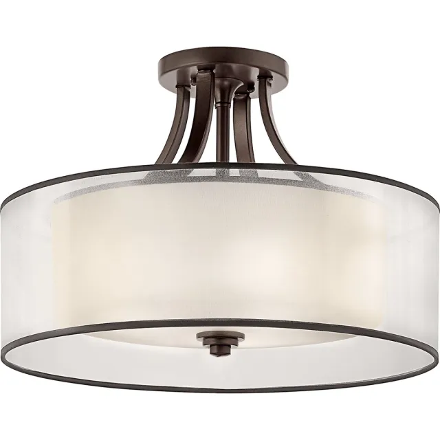 Steady Lighting Bohemian Plafondlamp - Steady Lighting - Metaal - Bohemian - E27 - L: 54cm - Voor Binnen - Woonkamer - Eetkamer - Brons