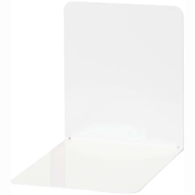 Maul Boekensteunen staal 14 x 12 x 14 cm wit
