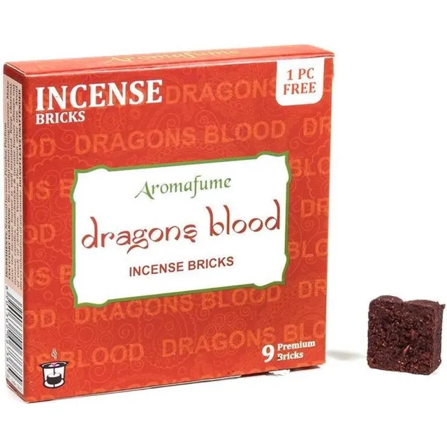 Aromafume Feng Shui - Wierookblokjes - Wierook - Healing - Dragons Blood Bruin