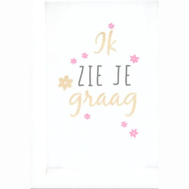 Depesche Fotolijst Compliment 5 X 7 Cm Hout Wit/goud/roze