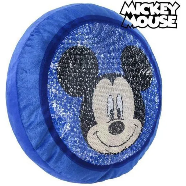 Mickey Mouse Magisch Zeemeermin Kussen met Pailletten Mickey Mouse 19773 Blauw