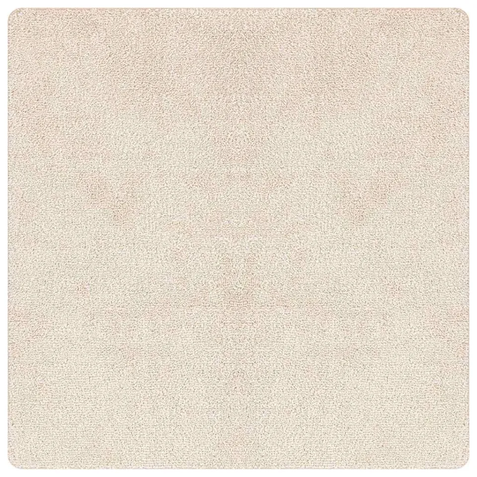 vidaXL Antislip Shaggy Tapijt Crèmekleurig 160 x 160 cm PP