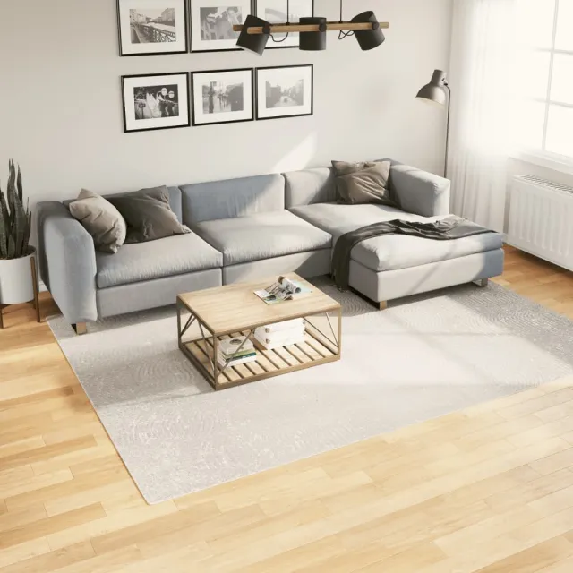 vidaXL Vloerkleed IZA laagpolig Scandinavisch 200x280 cm crèmekleurig, foto 2