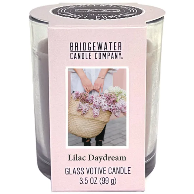 Bridgewater Glas votief kaars Lilac Daydream