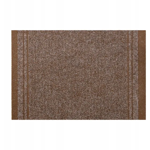 Dywany Łuszczów MALAGA Antislip Deurmat Beige 66x190 cm - Universeel Streept