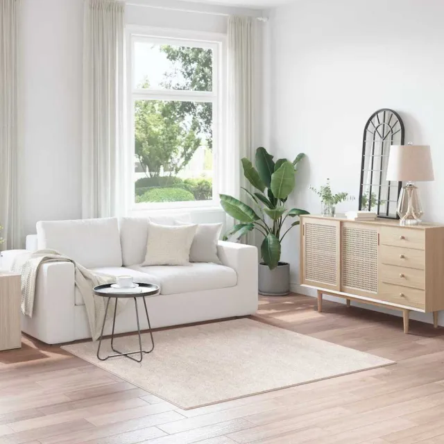 vidaXL Antislip Shaggy Tapijt Crèmekleurig PP, foto 2