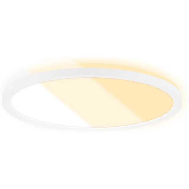 B.K.Licht Briloner Leuchten SLIM Paneelverlichting 18 Watt CTS kleurwisseling wit 2000,3000,4000 Kelvin 400 lm
