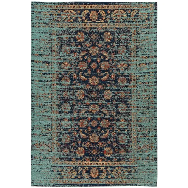 Dutch XXL Perzisch Vloerkleed | Tapijt | Charme | Verweerd | Multi/Blauw Multi / Blauw