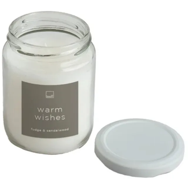 Leeff Jar Candle L warm wishes wit