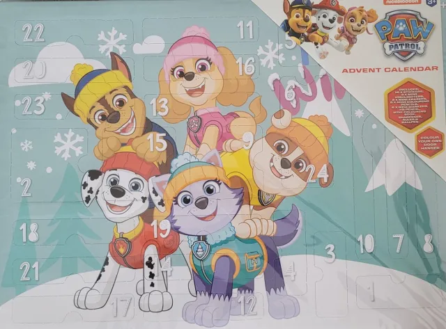 Nickelodeon Paw patrol advent calander Dessin