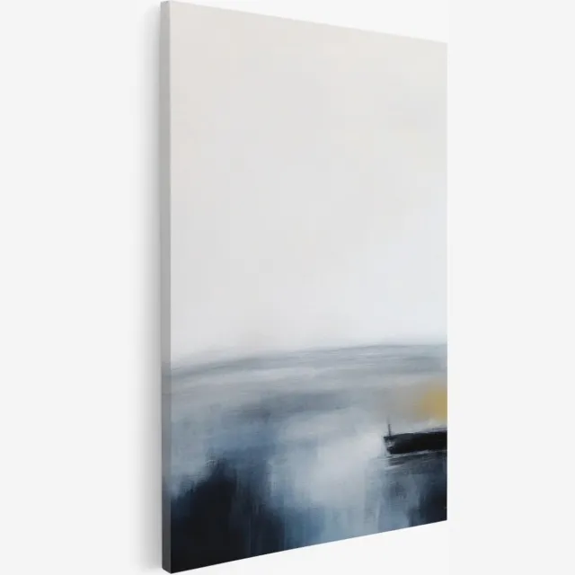 Saammp Canvas Schilderij - Minimalistisch - Abstract kunstwerk - 40x60 - Foto op canvas - Wanddecoratie - Muurdecoratie Woonkamer - Slaapkamer decoratie - Canvas Print Multicolor