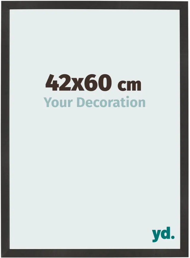 yd. Your Decoration - Fotolijst 42x60 cm - MDF - Zwart Mat - Bologna