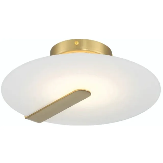 Eurofase LED Plafondlamp Nuvola | 14W 3000K 930 | Brushed Gold Goud
