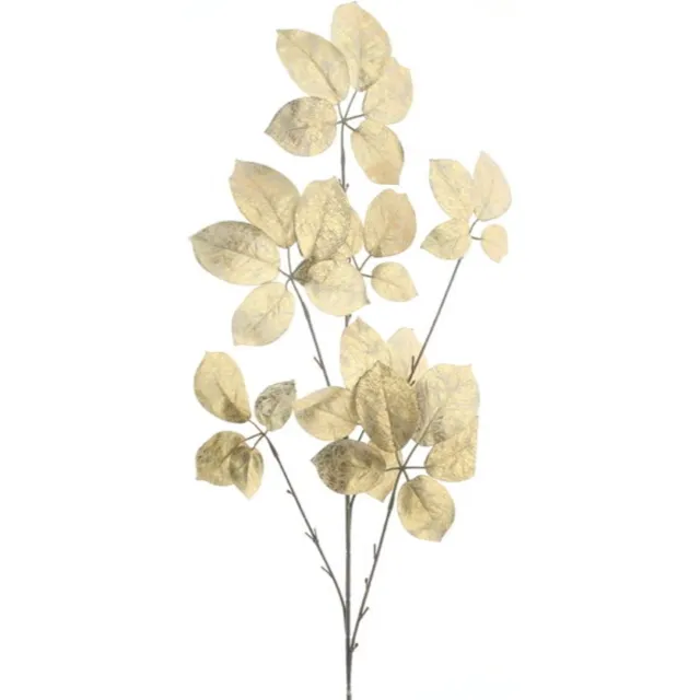 Hortus Kunsttak prunus leaf gold, 94 cm Hortus onbekend