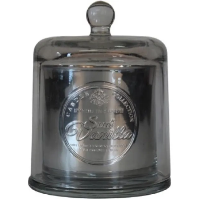 Opjet Luxe kaars onder stolp - Metal PM Sweet vanilla Doorzichtig / Metaal / Wit