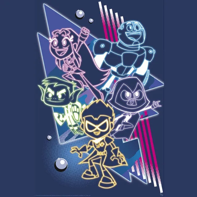 ABYSTYLE Poster Teen Titans - Neon Titans 61x91,5cm Divers
