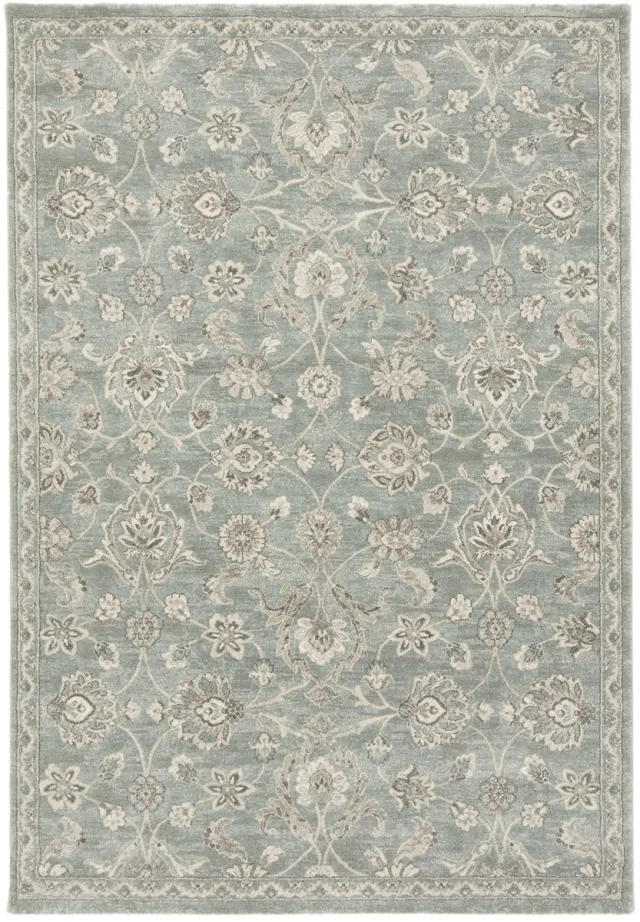 AFK Living Velours tapijt laagpolig CHAMBORD blauw
