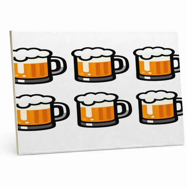 Mr Cadeautjes Tegel 15 x 20 cm - design Een cadeaudesign rond gezelligheid in plaats van fitness, me | cadeau Wit