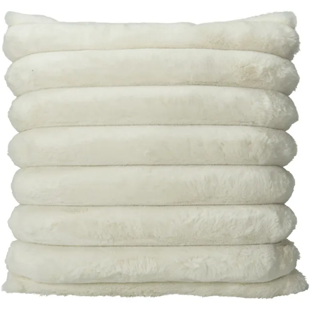Home Styling Collection - Sierkussen - Decoratieve kussen 45 x 45 cm wit