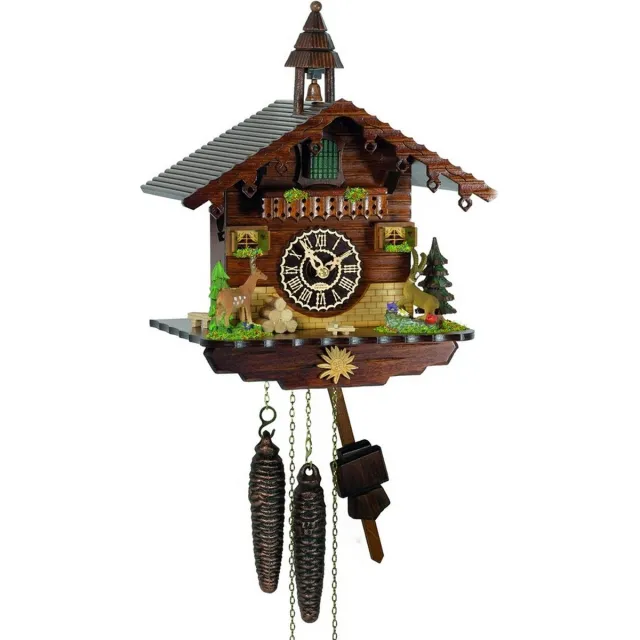 Trenkle 1504 - Chalet-Koekoeksklok - 1-daags ketting uurwerk - Kuckuck Classic bruin