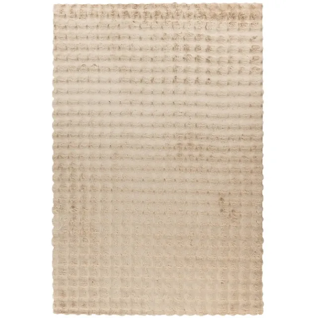 Dutch XXL Hoogpolig Vloerkleed | Tapijt | Harmony | Ribbels | Beige | 160x230 cm