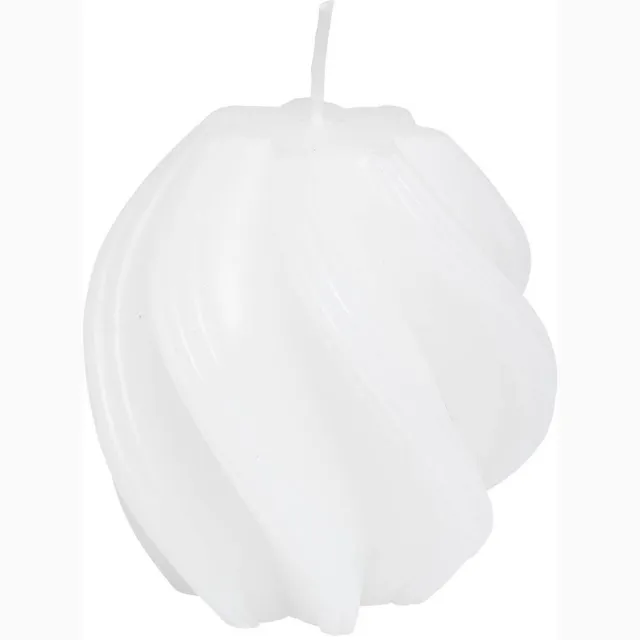 Atmosphera Créateur d'intérieur® TWIST WILD ROMANCE kaarsstaaf Blanc