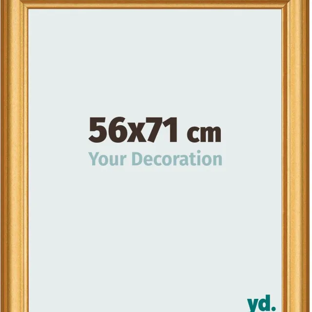yd. Your Decoration - Fotolijst 56x71 cm - MDF - Goud Mat - Lazio