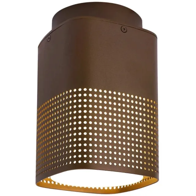 Doos 3x Nordlux Sidara LED Plafondlamp | 1x E27 Max 15W | ip54 | Dimbaar | Bruin