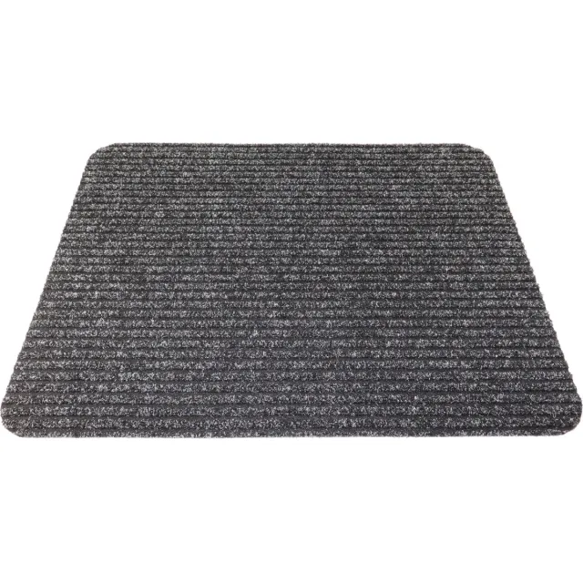 Prima Heavy Duty - Ribbel - Deurmat - Schraapmat - zwart - antraciet - 60x80cm - antislip
