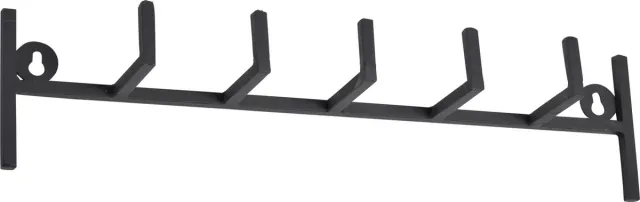 LOFT42 Hook Industriele Kapstok Zwart Metaal - 5 haken - 40x10x10