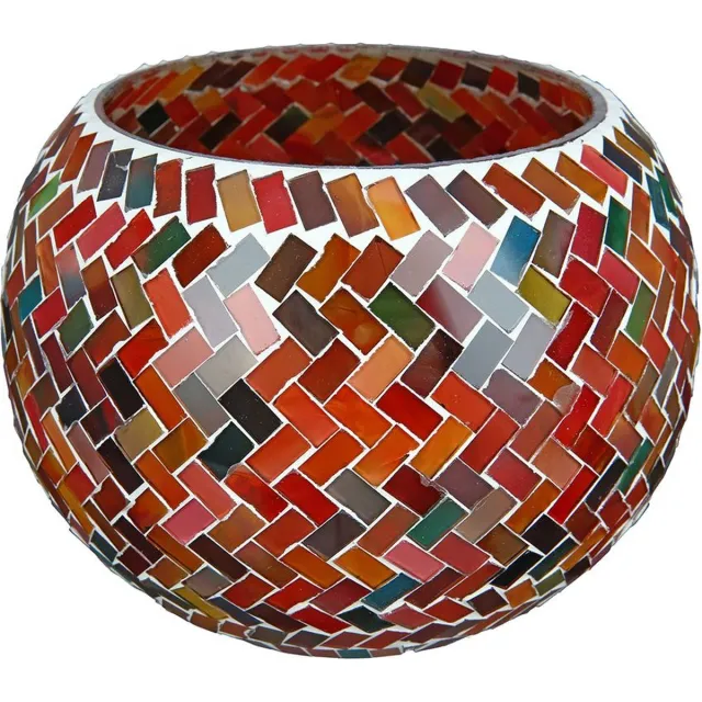 Casablanca Glas Windlicht "Mosaik" casablanca 13 cm multi