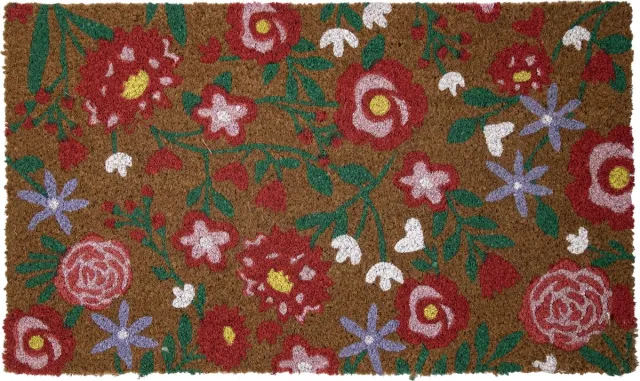 Mars & More deurmat kokos klaproos 75cm Multi