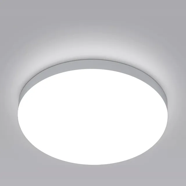 Riserva LED Plafondlamp Rond 32W Wit Modern Design 3600lm 6500K voor Woonkamer Slaapkamer Keuken Badkamer