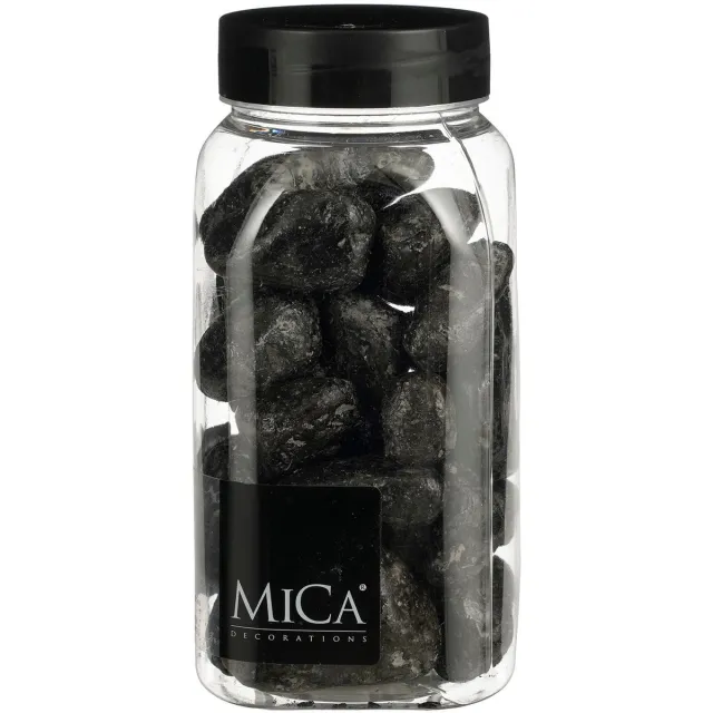 Mica Decorations steentjes mica zwart
