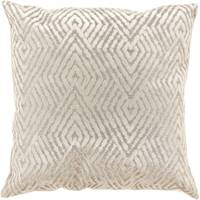 Unique Living Sierkussen Nina - chateau grey - 45x45cm Grijs
