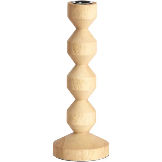 DOZZA Kandelaar Ø12x25 cm DOZZA hout mat naturel