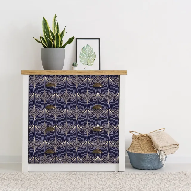 Ambiance Sticker Scandinavische meubelsticker, Driak, 60 x 90 cm Multi color