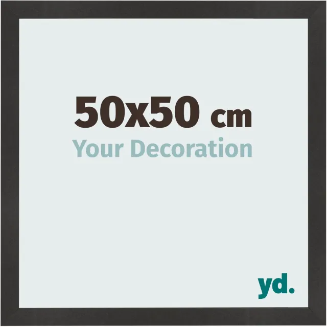 yd. Your Decoration - Fotolijst 50x50 cm - MDF - Zwart Mat - Bologna