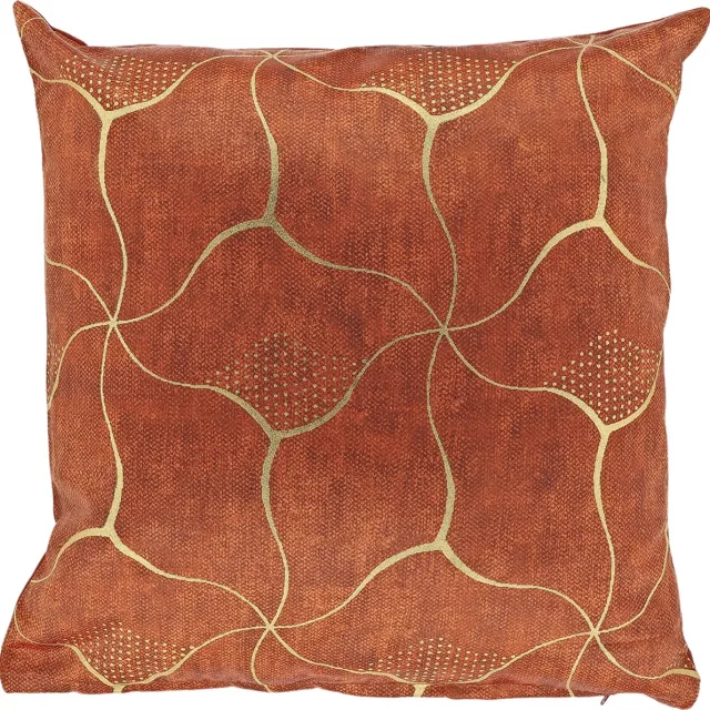 Unique Living Sierkussen Celina 45x45cm - Orange Flame Oranje