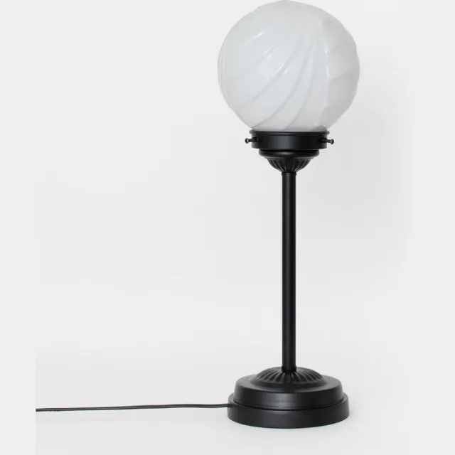 Coloured by Art Slanke Tafellamp Swingbulb Moonlight - Art Deco Trade Zwart