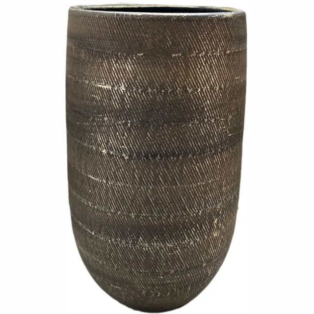 HS Potterie Nagano vaas Bruin D19 x