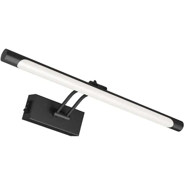 BRAYTRON LED Badkamer Spiegellamp Sara - 8W - 400x175mm - Lichtkleur verstelbaar - Mat zwart