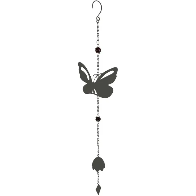 Louis Moulin Windchime Vlinder met Kralen Louis Moulin antraciet