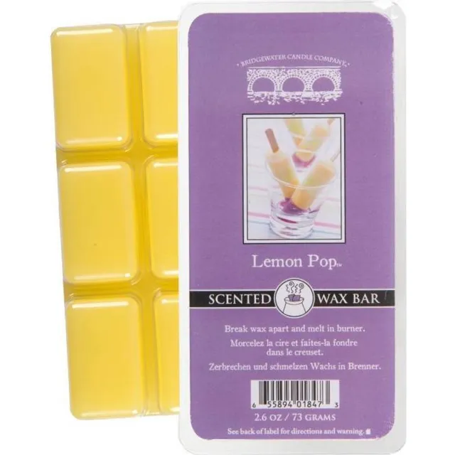 Bridgewater Wax Melts Lemon Pop geel