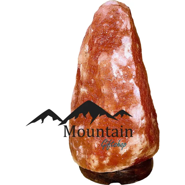 mountain-giftshop Himalaya zoutlamp Rood 1-2 kg. Zoutlamp Rood rood/oranje