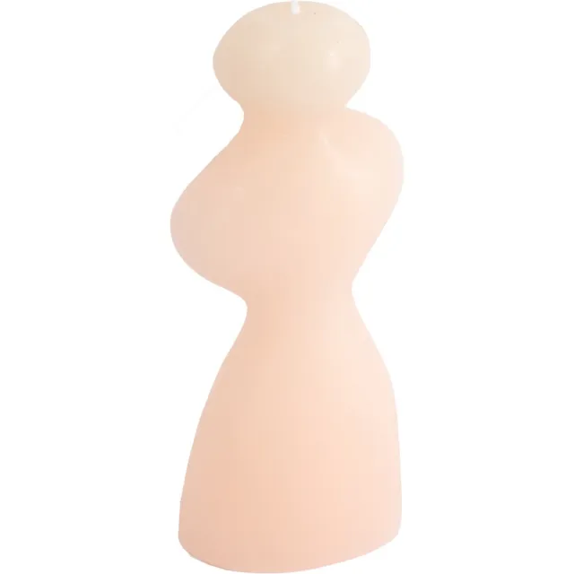 homebound by ky Kaars organisch roze | 9x6,5x16cm | figuurkaars organisch